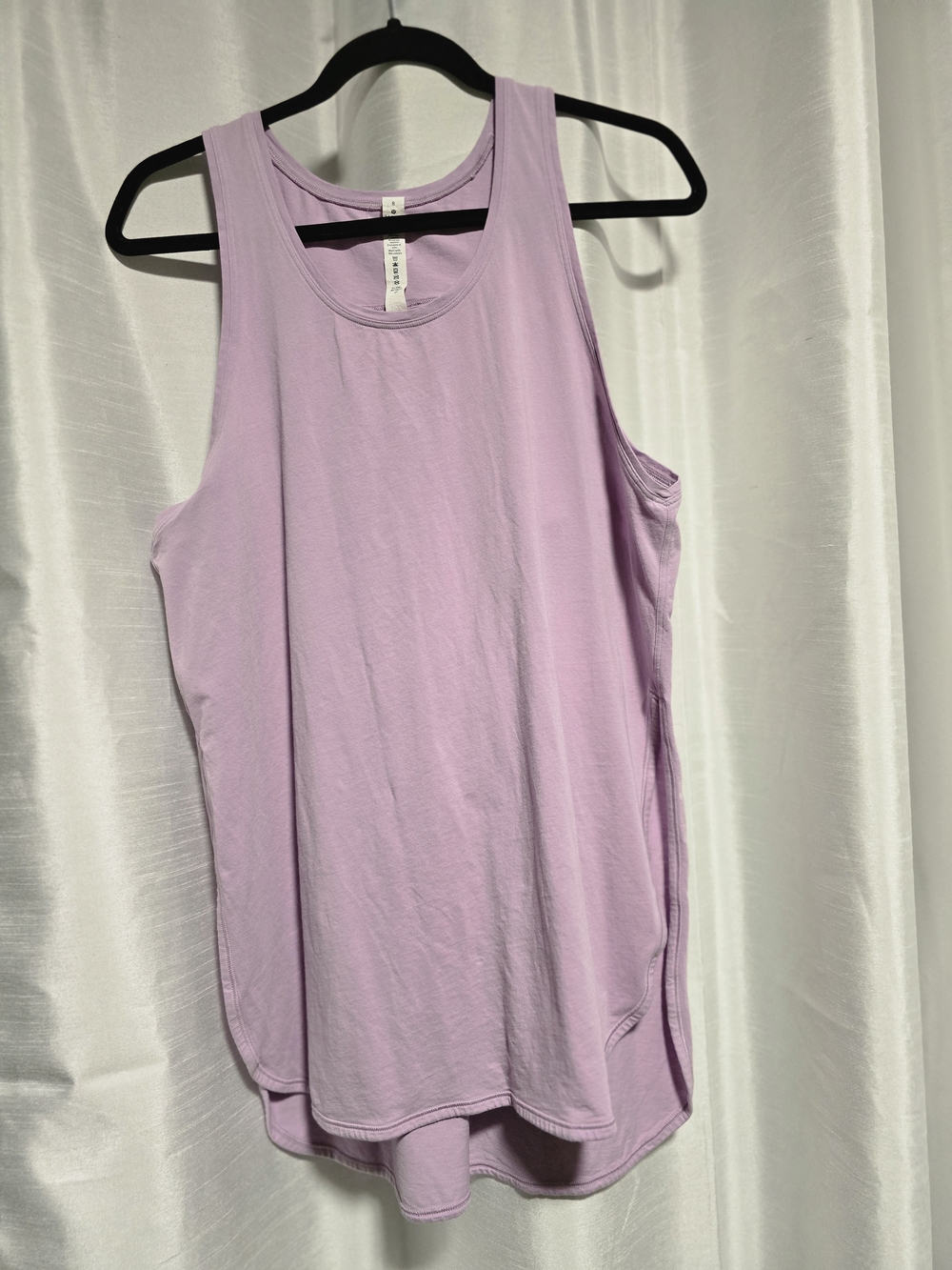 Size 8 lululemon Side Story Tank In Lilac Quartz